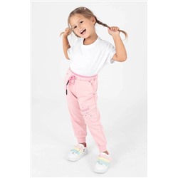 AHENGİM Kids Ak622459 Kız Woows Baskılı Eşofman Altı 1-2-10001045