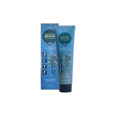Collagen Glucosamine Sports Massage Cream COOL Охлаждающий массажный крем