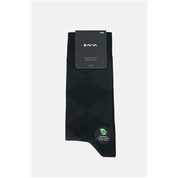 Avva Erkek Siyah Desenli Bambu Soket Çorap A32y8526 A32Y8526