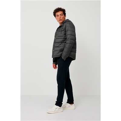 Anorak con capucha Gris