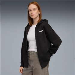 Essentials Small No. 1 Logo Fleece Women's Comfort Full-Zip Hoodie