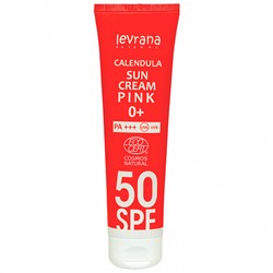 Крем для лица и тела солнцезащитный "Календула 50SPF PINK 0+"
