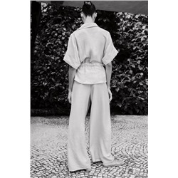 WIDE-LEG TROUSERS WITH ELASTIC WAIST