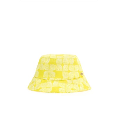 Kadın Sarı Bucket Şapka