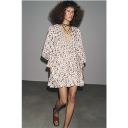 ZW COLLECTION PRINTED SHORT DRESS