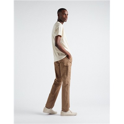 Slim Fit Cargo Trousers, Men, Light Brown