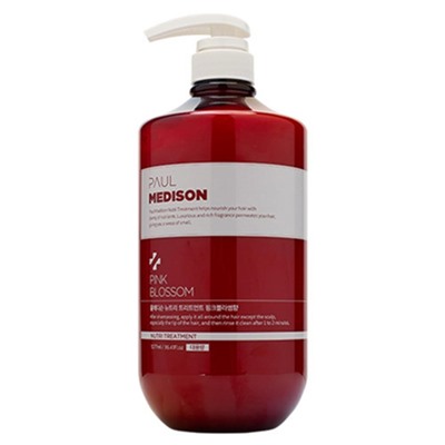 PAUL MEDISON Nutri Treatment Pink Blossom Маска для волос с кератином и ароматом розовых цветов 1077мл
