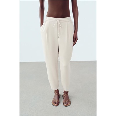 FLOWING CROPPED TROUSERS