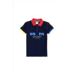 Erkek Çocuk Lacivert Polo Yaka Tişört