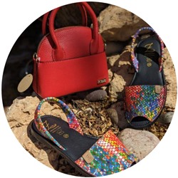 AB.Zapatos · 320-8PC · multicolor+Ab.Zapatos PELLE Peque (550) Rojo