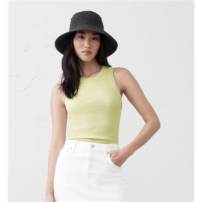 Ribbed Racer Tank