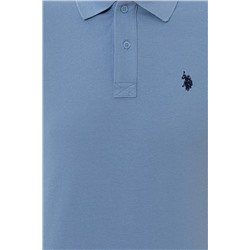 Erkek Koyu Mavi Polo Yaka Basic T-Shirt