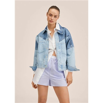 Short rayas algodón -  Mujer | MANGO OUTLET Melilla