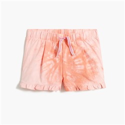 Girls' tie-dyed short