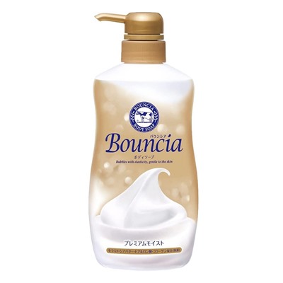 COW Bouncia Premium Most Сливочный Премиальный гель для душа элегантный шелковисто-цветочный аромат бутылка-дозатор 460 мл
