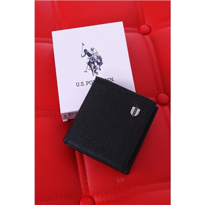 U.S. Polo Assn. U.S. POLO ASSN. 7618-19 HAKİKİ DERİ CÜZDAN KARTLIK SİYAH 23EU.S0013