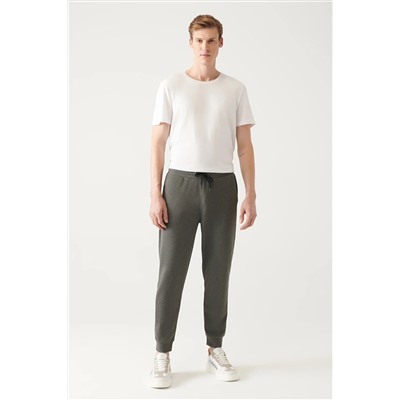Avva Gri Beli Bağcıklı Paçası Lastikli Regular Fit Jogger Eşofman Altı A31Y3417