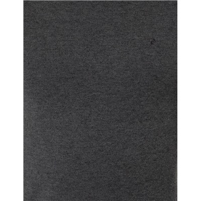 Gri Melanj Slim Fit Bisiklet Yaka Basic Triko Kazak