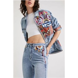 Vaquero Straight cropped cenefas