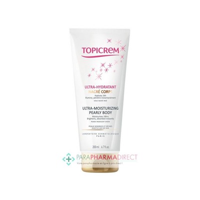 Topicrem Ultra-Hydratant Nacré Corps Peaux Sensibles 200ml