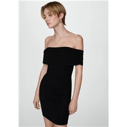 Vestido corto hombros descubiertos
