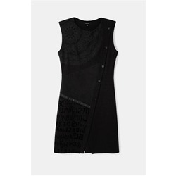 Vestido slim pata de gallo