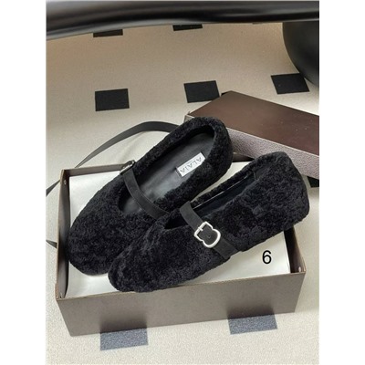 Женские меховые туфли в стиле Мэри Джейн  Alai*a