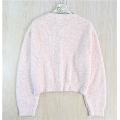 Женский  мягкий флисовый кардиган с V-образным вырезом,