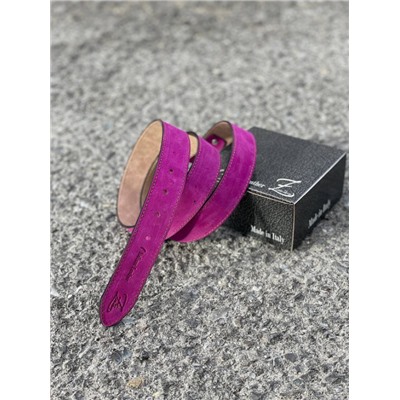 Ab.Zapatos Pelle cinturon (140) Magenta