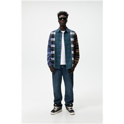 CHECK PATCHWORK SHIRT