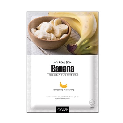 My Real Skin Banana Facial Mask (10ea)