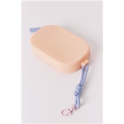 Monedero estampado blanco