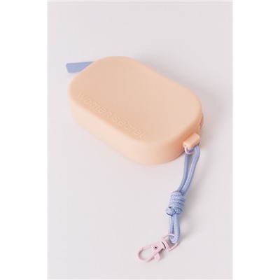 Monedero estampado blanco