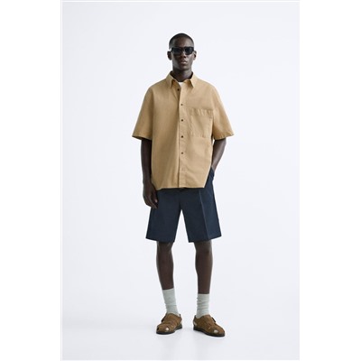 CAMISA POPELÍN BOLSILLO