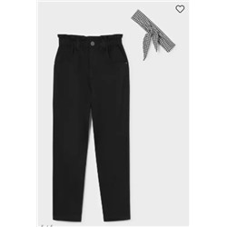 Set - Paperbag Hose und Haarband - 2 teilig