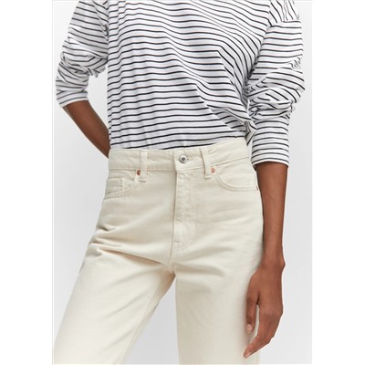 Jeans rectos crop