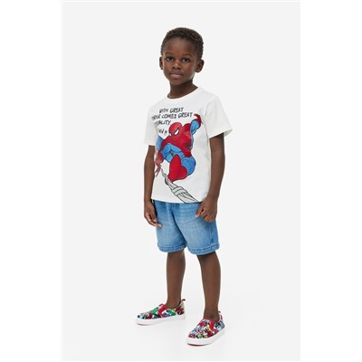Bedrucktes T-Shirt aus Jersey