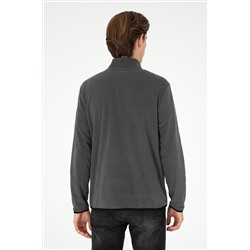 Erkek Antrasit Basic Sweatshirt