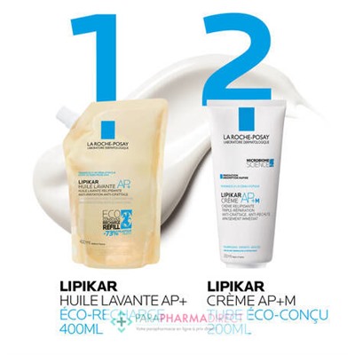 La Roche Posay Lipikar Crème AP+M - Crème Relipidante Triple Réparation 200ml