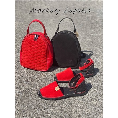 КОМБО AB.Zapatos · 966 · Rojo-Negro+AB.Z · Pelle · mochila 421 (650) rojo АКЦИЯ &##x1f4a5;