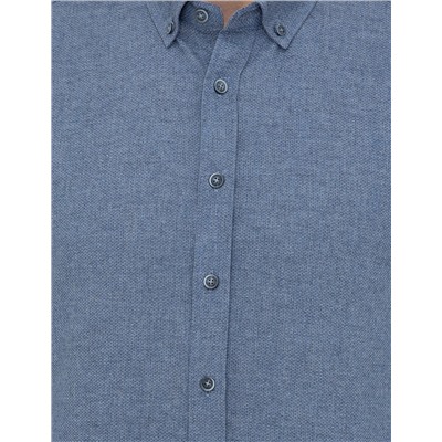 Mavi Slim Fit Uzun Kollu Gömlek