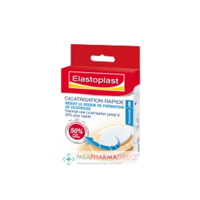 Elastoplast Pansements Gel Cicatrisant Rapide Grande Taille x8
