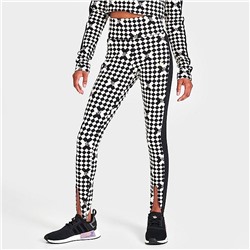 WOMEN'S ADIDAS ORIGINALS SKI CHIC ALLOVER PRINT STIRRUP LEGGINGS