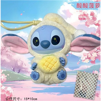 MINISO Stitch Eat Some Thing Before Sleep Фигурки-сюрприз. В коробке. Размер 15*10 см