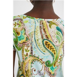 Camiseta manga corta paisley