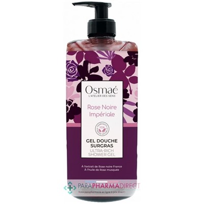Osmaé Rose Noire Impériale - Gel Douche Surgras 1 Litre