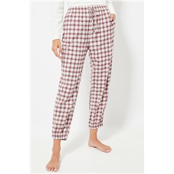 Pantalón 7/8 de pijama cintura alta - Rojo