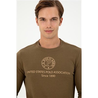 Erkek Haki Sweatshirt