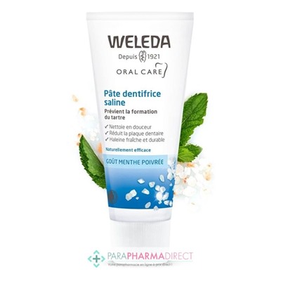 Weleda Pâte Dentifrice Saline - Prévient la Formation du Tartre 75 ml