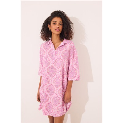 Camisola viscosa estampado boho